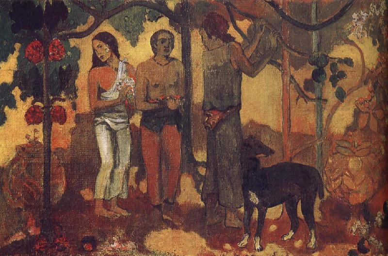 Paul Gauguin Holiday preparations Spain oil painting art